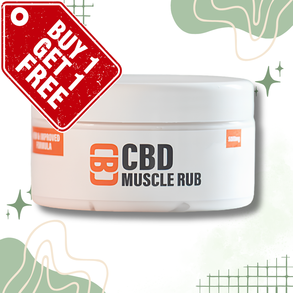 CBD Asylum CBD Skincare CBD Muscle Rub 1000mg-5000mg 100ml