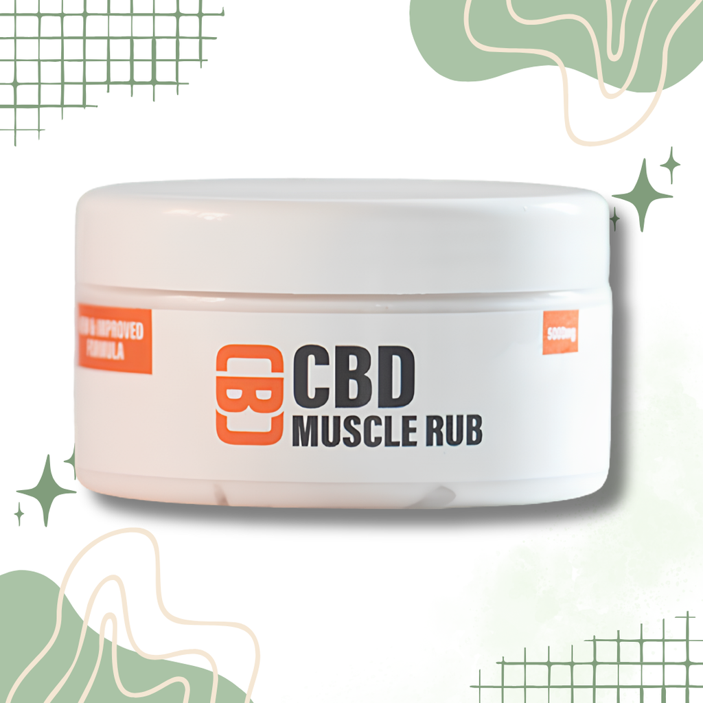 CBD Asylum CBD Skincare CBD Muscle Rub 1000mg-5000mg 100ml