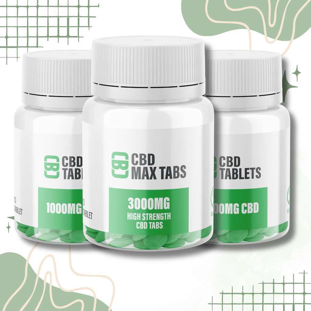 CBD Asylum CBD Tablets 1000mg to 3000mg - 100 Tablets, Easy to Swallow