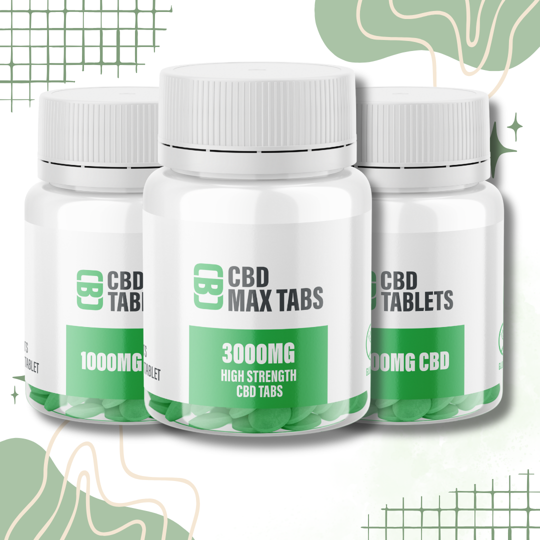 CBD Asylum CBD Tablets 1000mg to 3000mg - 100 Tablets, Easy to Swallow