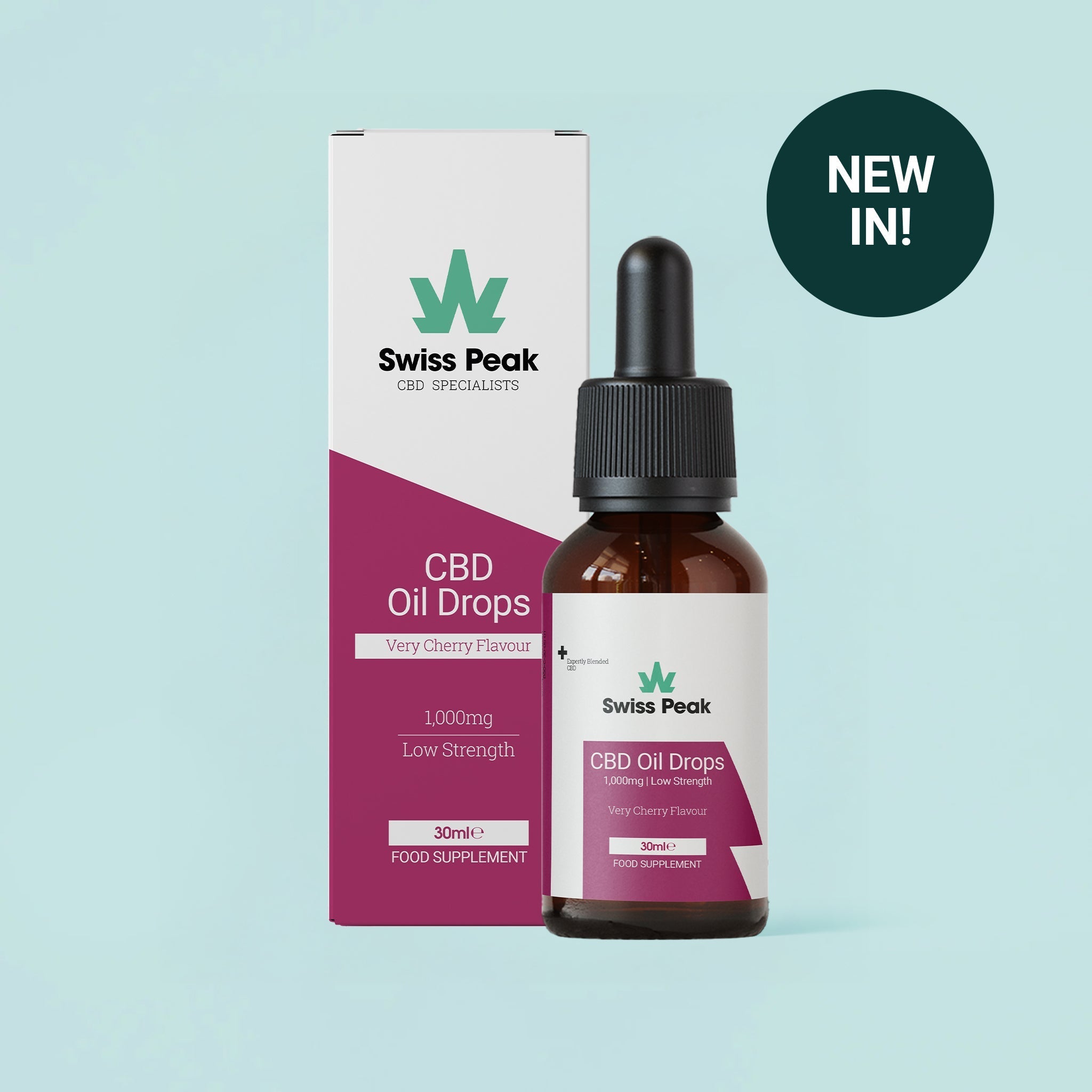 Swiss Peak Broad-Spectrum CBD Oil 1000mg with MCT Oil