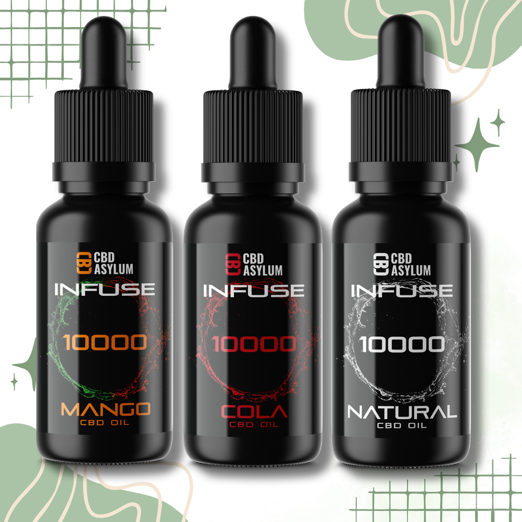 CBD Asylum Flavour Infused CBD Oil 5000mg & 10000mg with MCT Oil