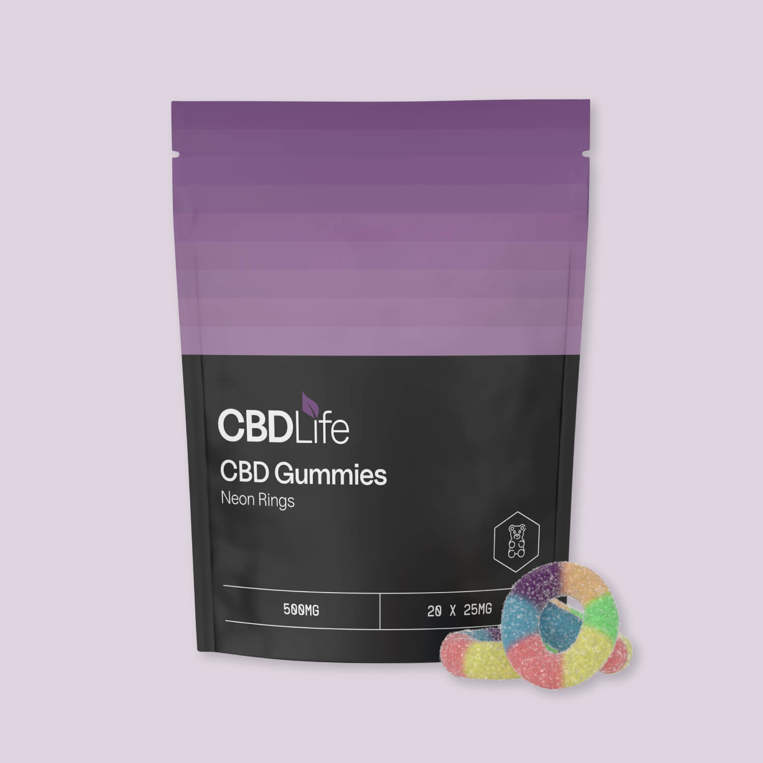 CBDLife CBD Gummies 300mg to 500mg Vegan & Non-Vegan Options