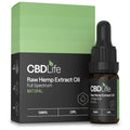 CBDLife Raw Hemp Extract Oil 500mg to 200mg CBD+CBDa – 10ml