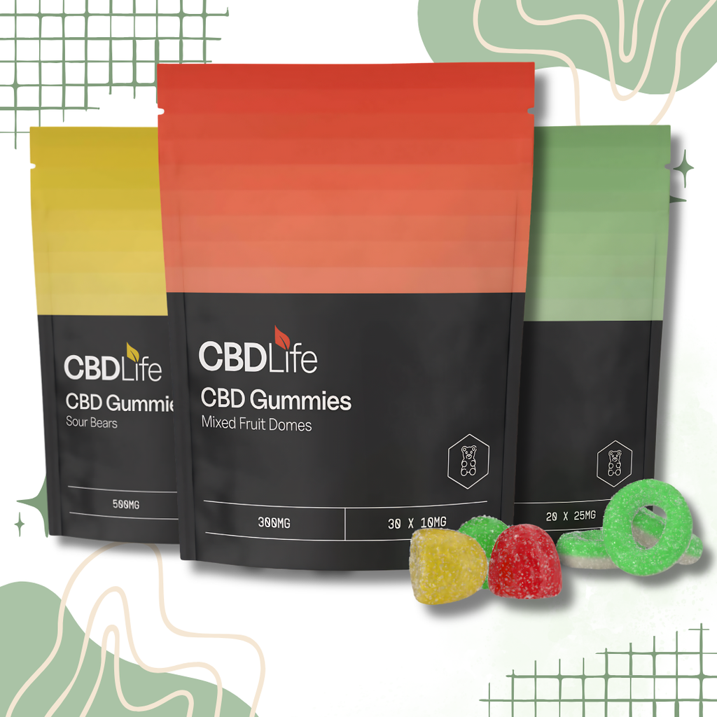 CBDLife CBD Gummies 300mg to 500mg Vegan & Non-Vegan Options