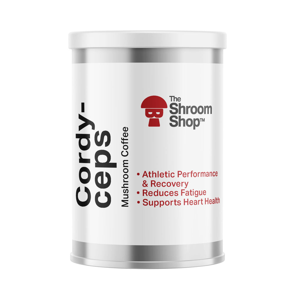 The Shroom Shop Mushroom Coffee with Pure Mushroom Extracts for Brain and Immune Support