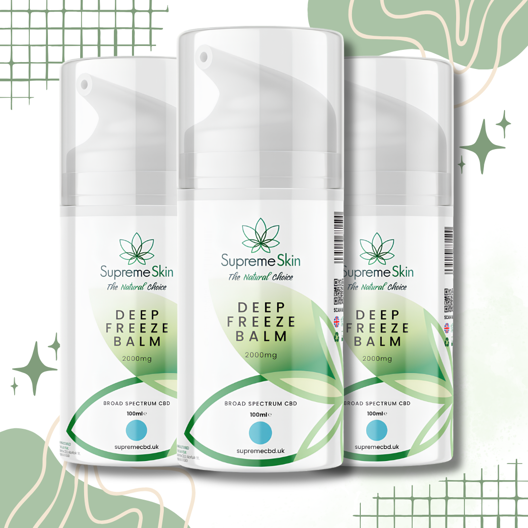 SupremeCBD Deep Freeze Balm Cooling Muscle and Joint Relief Topical