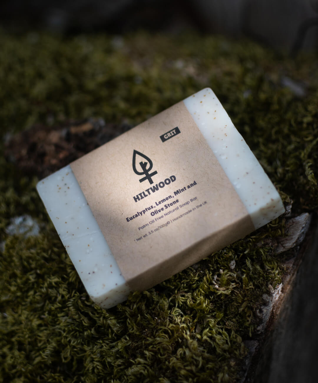 Eucalyptus Lemon Mint Olive Stone Natural Soap Bar 100g