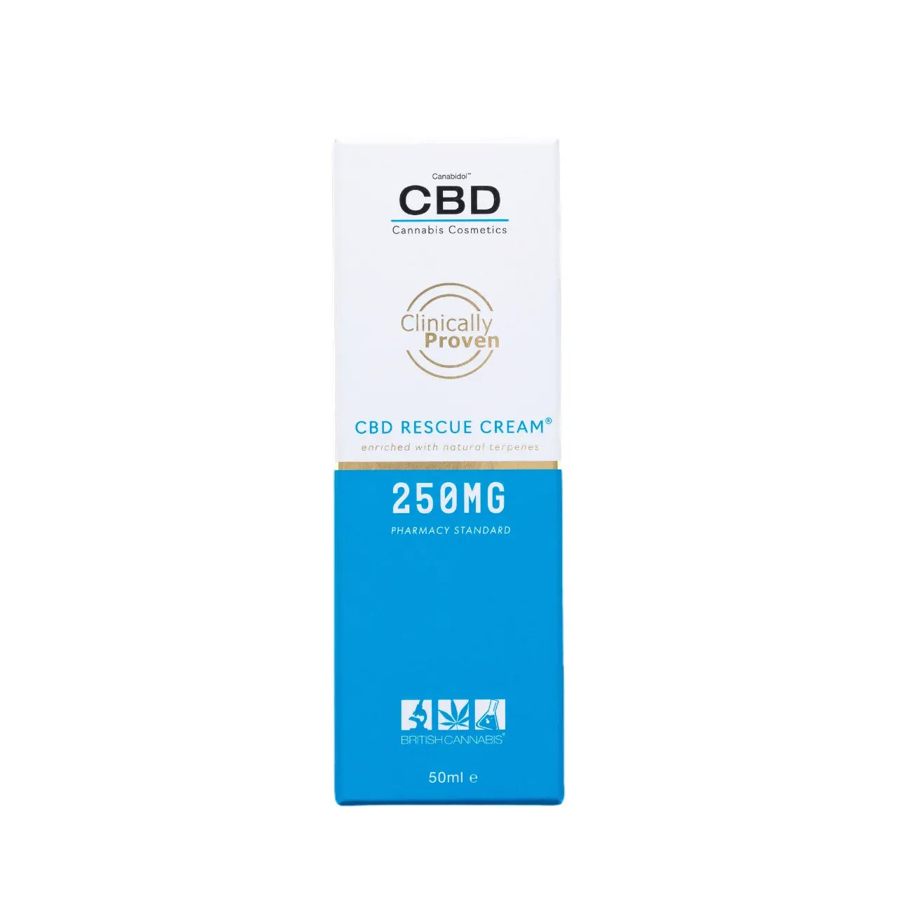 CBD by BRITISH CANNABIS CBD Rescue Cream 50ml