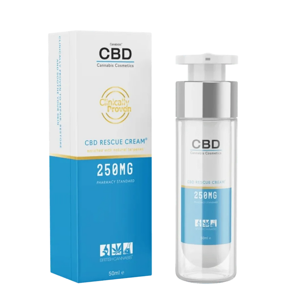 CBD by BRITISH CANNABIS CBD Rescue Cream 50ml
