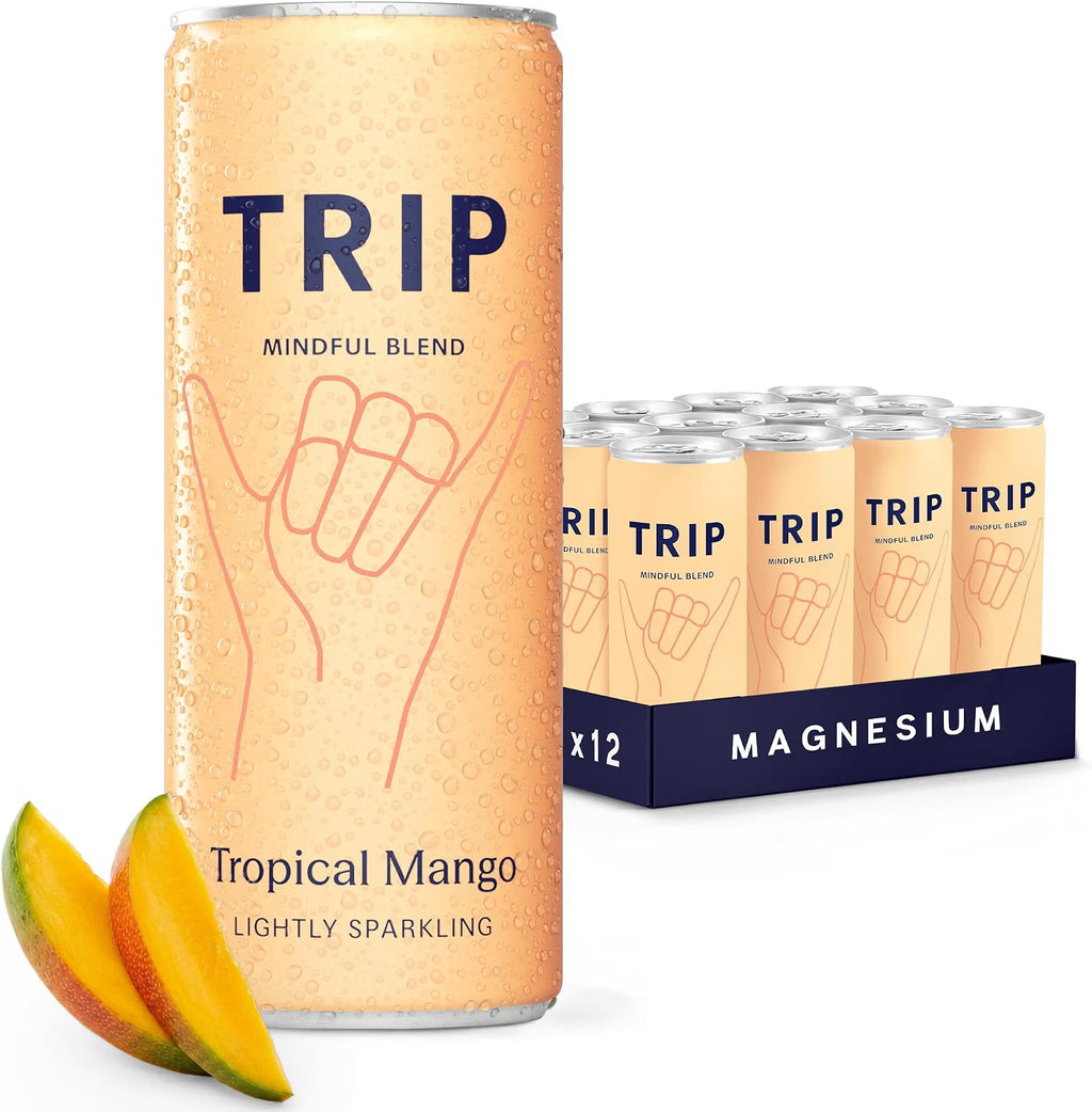 TRIP Sparkling Functional Drink 12 x 250ml CBD or Magnesium Flavour Choice