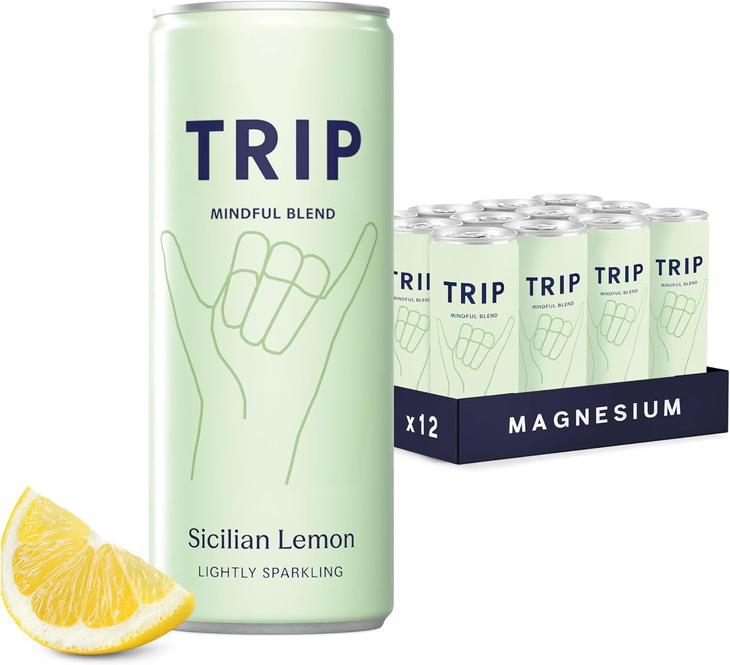 TRIP Sparkling Functional Drink 12 x 250ml CBD or Magnesium Flavour Choice