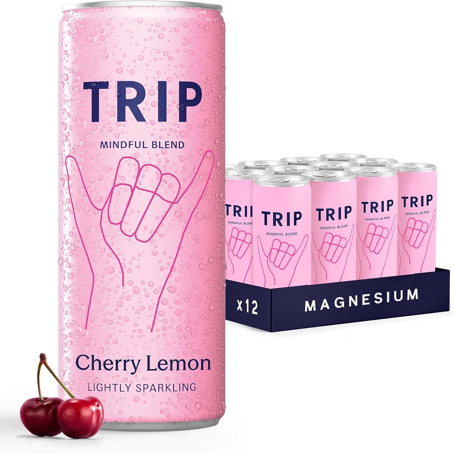 TRIP Sparkling Functional Drink 12 x 250ml CBD or Magnesium Flavour Choice