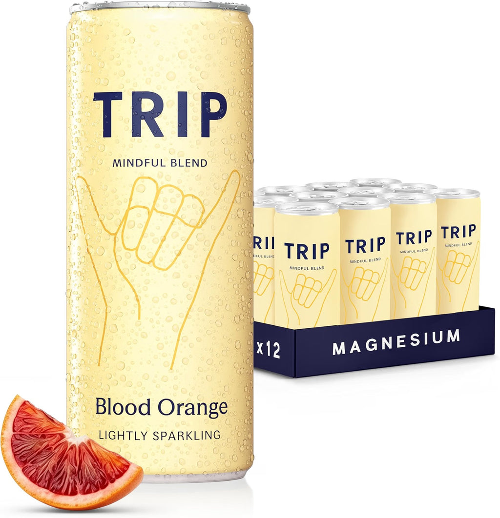 TRIP Sparkling Functional Drink 12 x 250ml CBD or Magnesium Flavour Choice