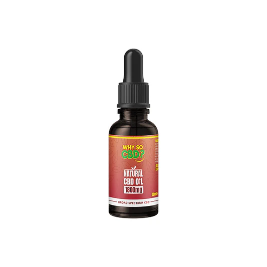 Why So CBD Oil High Strength Broad Spectrum 600mg–4800mg 30ml/50ml