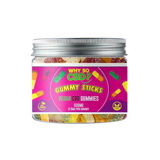 Why So CBD Gummies 500mg to 6000mg THC Free 11 Flavours
