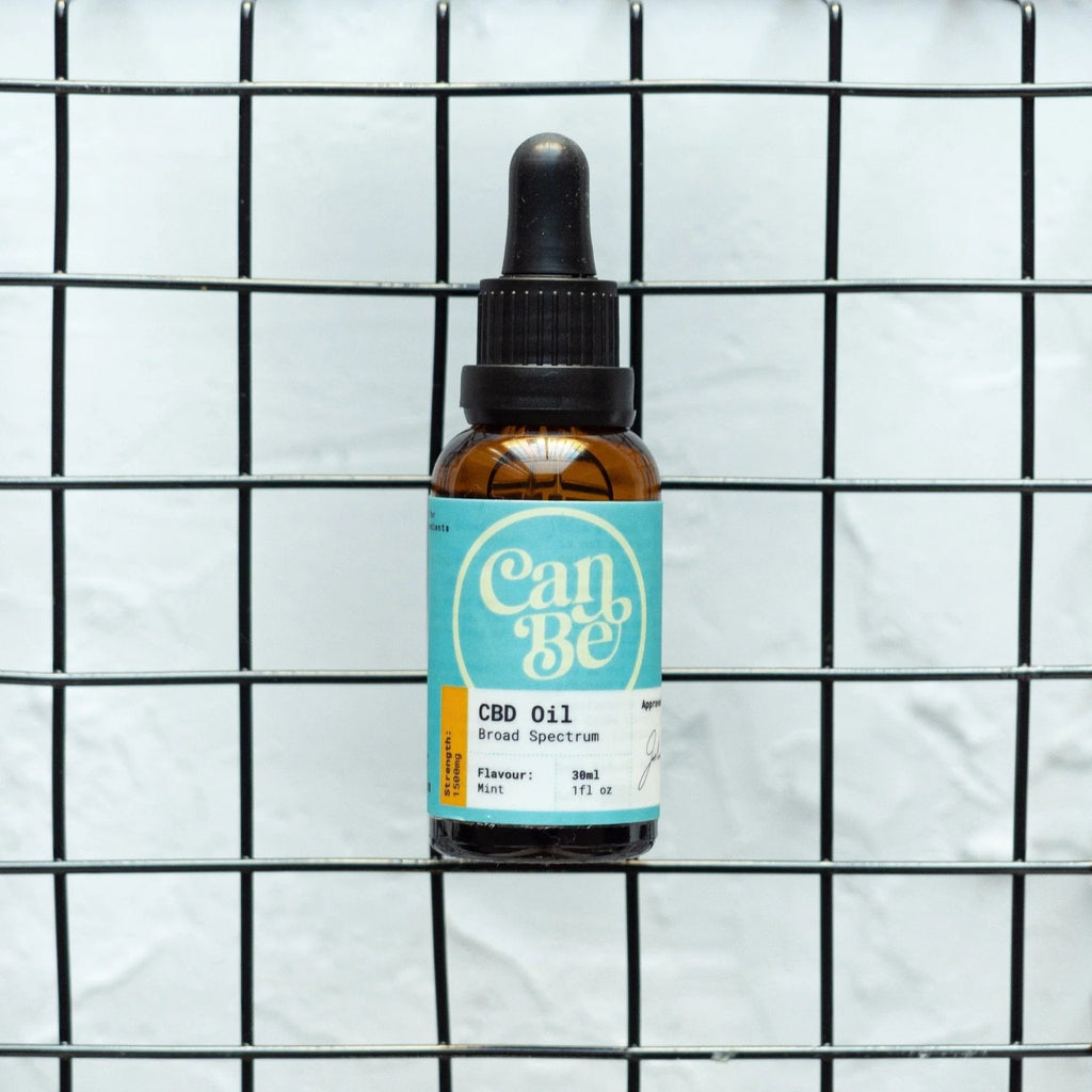 CanBe 1500mg Broad Spectrum CBD Oil Mint 30ml