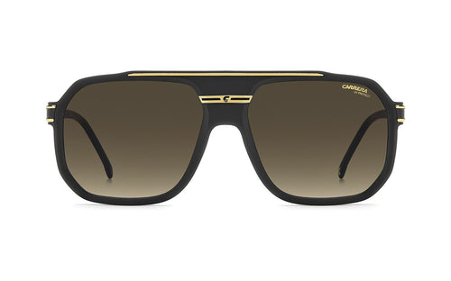 Carrera 1077/S I46/86 Mens Matte Black Gold Gradient Sunglasses 60mm