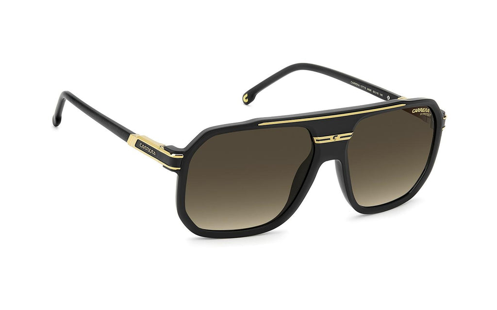 Carrera 1077/S I46/86 Mens Matte Black Gold Gradient Sunglasses 60mm