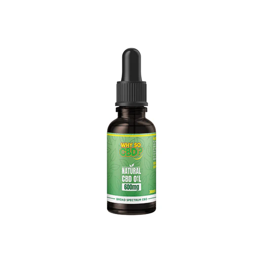 Why So CBD Oil High Strength Broad Spectrum 600mg–4800mg 30ml/50ml