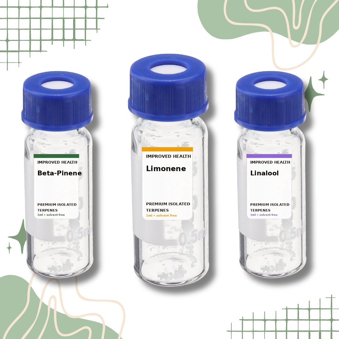 Premium Isolated Terpenes - Steam Distilled, Solvent Free 1ml