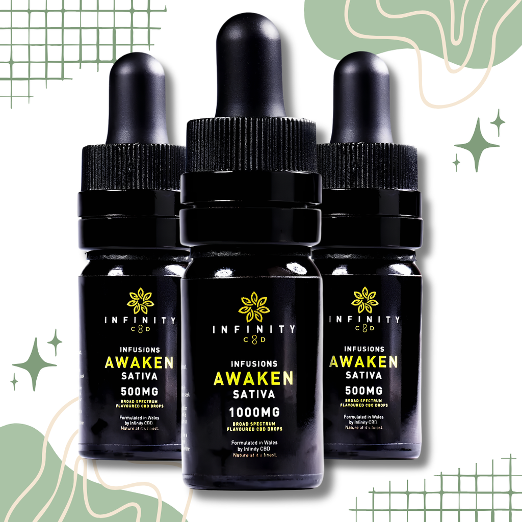 Infinity CBD AWAKEN Terpene Infused CBD Drops 1000mg & 2000mg