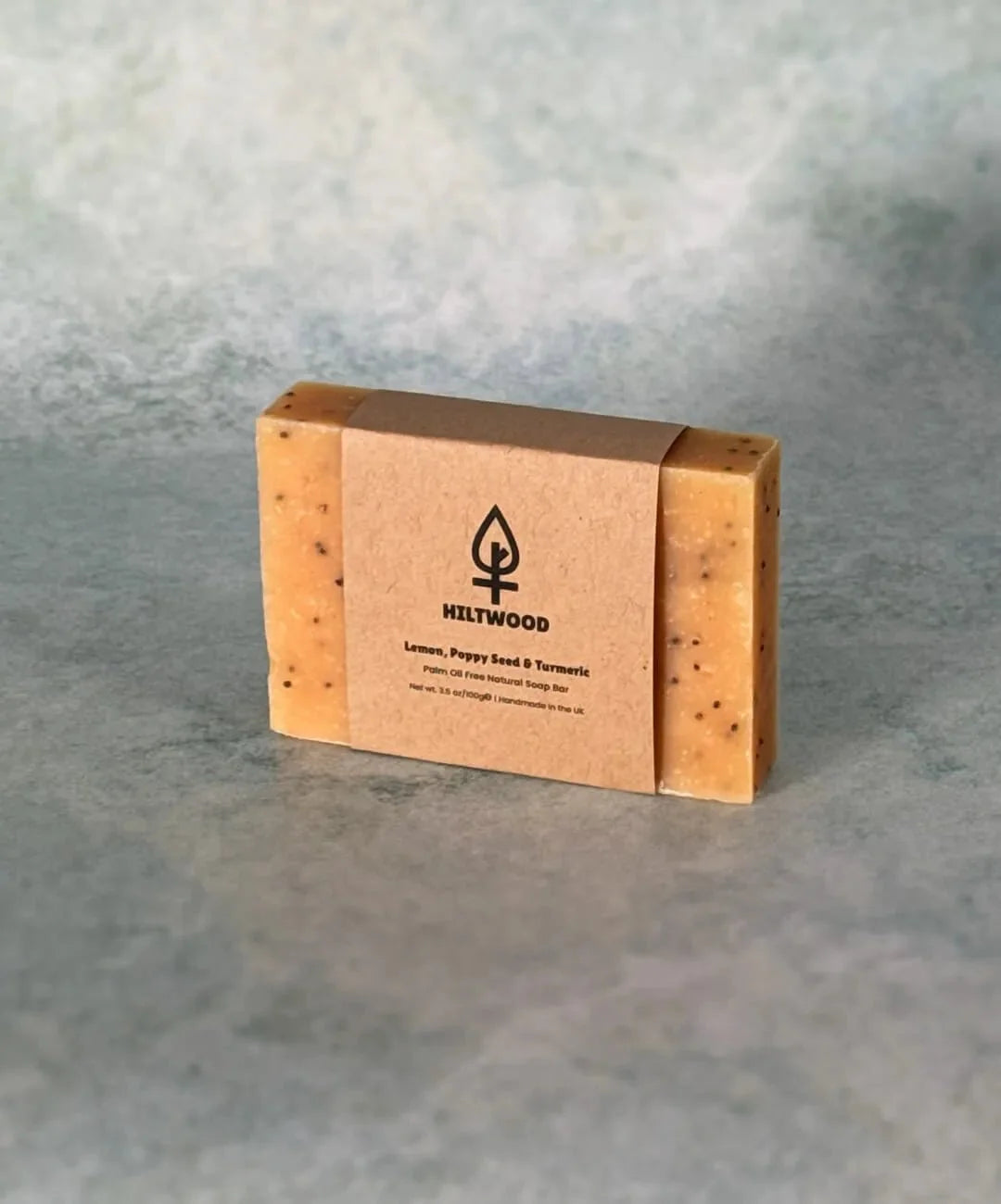 Lemon Poppy Seed & Turmeric Natural Soap Bar 100g