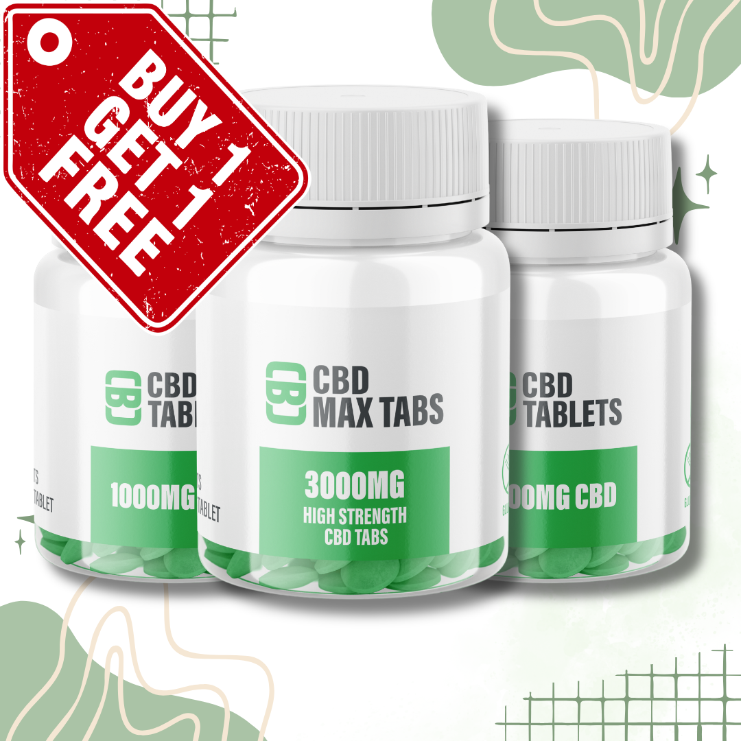 CBD Asylum CBD Tablets 1000mg to 3000mg - 100 Tablets, Easy to Swallow