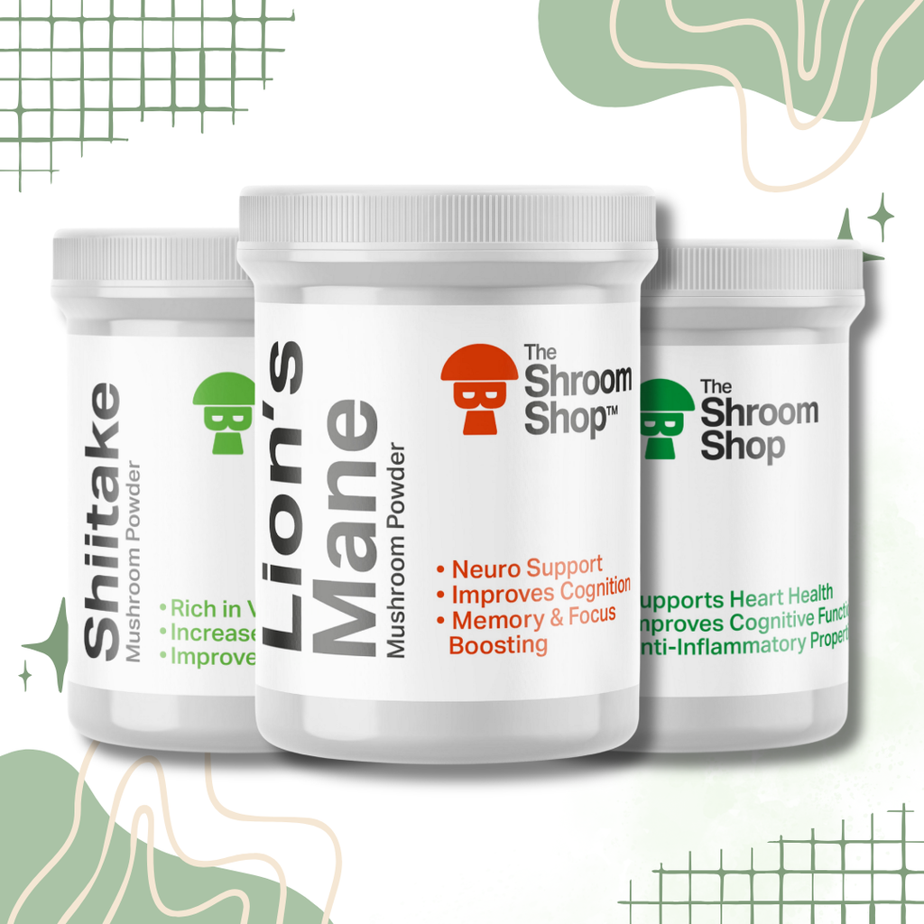The Shroom Shop Premium Mushroom and Adaptogen Powder Extract