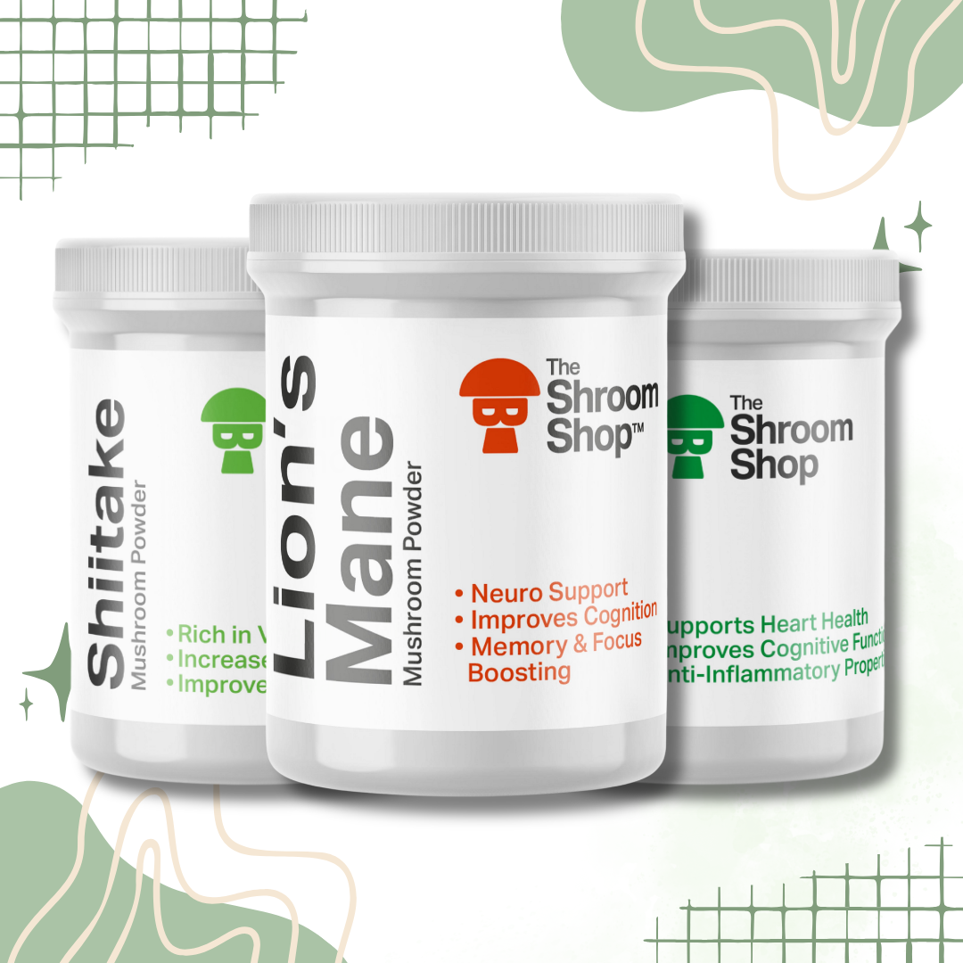The Shroom Shop Premium Mushroom and Adaptogen Powder Extract