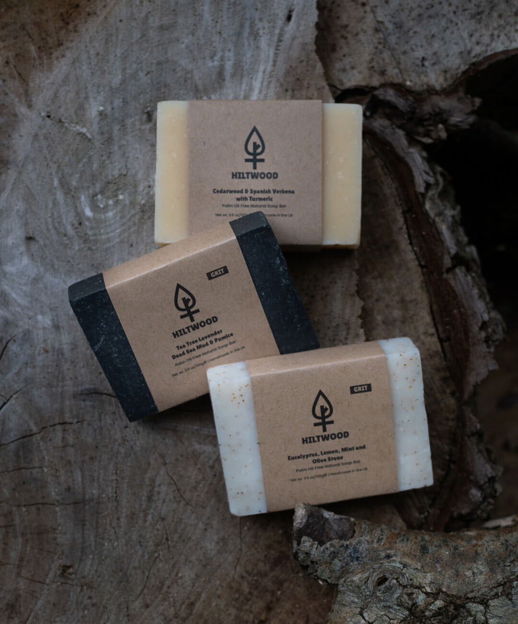 Natural Soap Bar Bundle 4-Pack - Men's Handcrafted 100g Bars