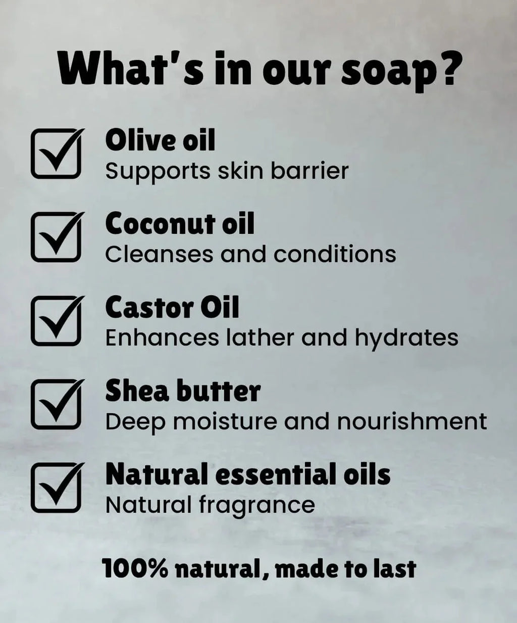 Natural Soap Bar Bundle 6x100g - Men's Natural Exfoliating & Detox Bars