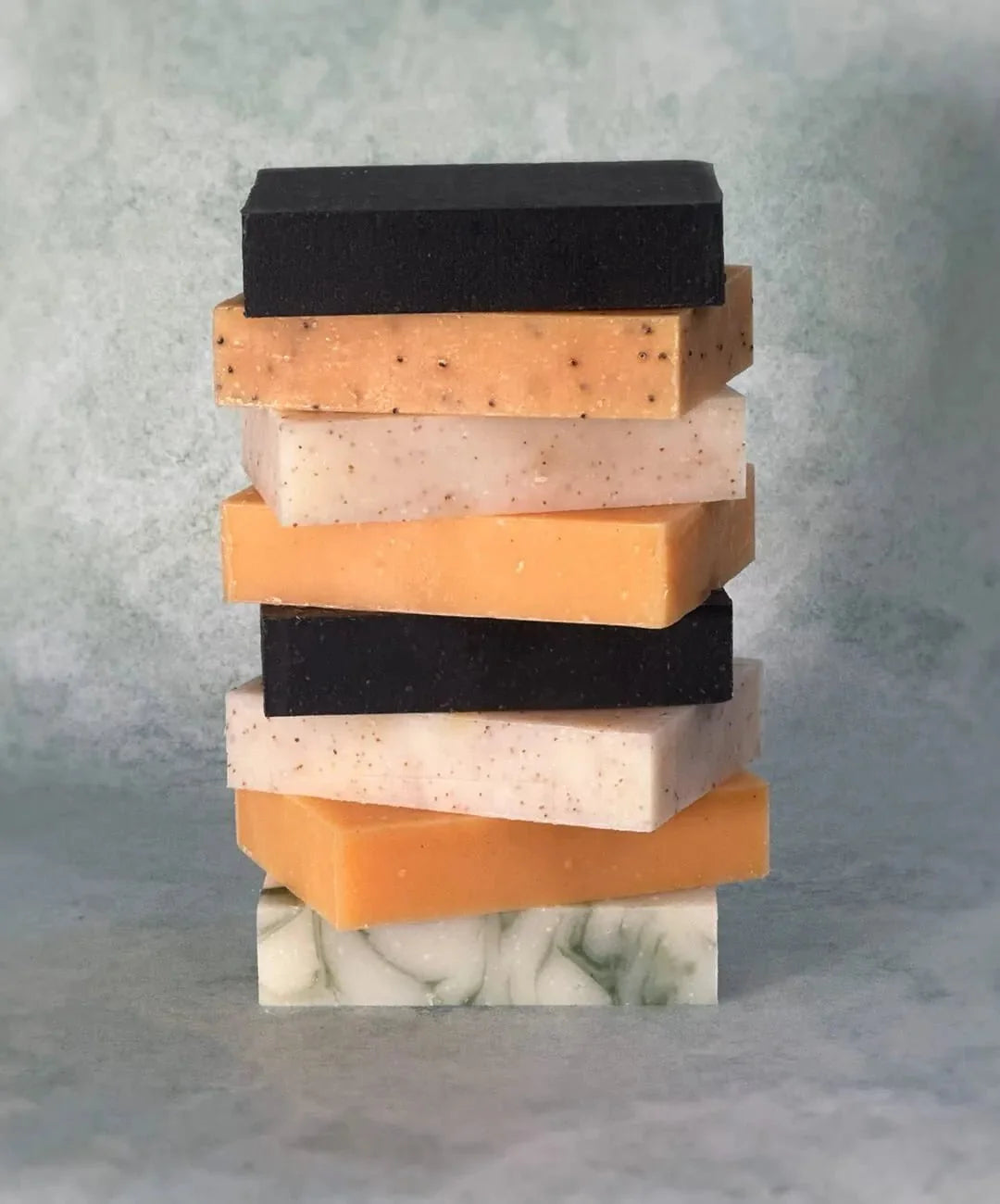 Natural Soap Bar Bundle 6x100g - Men's Natural Exfoliating & Detox Bars
