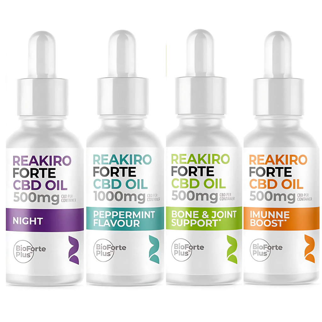 Reakiro Forte CBD Oil 500mg to 1000mg with BioMax Forte - 15ml