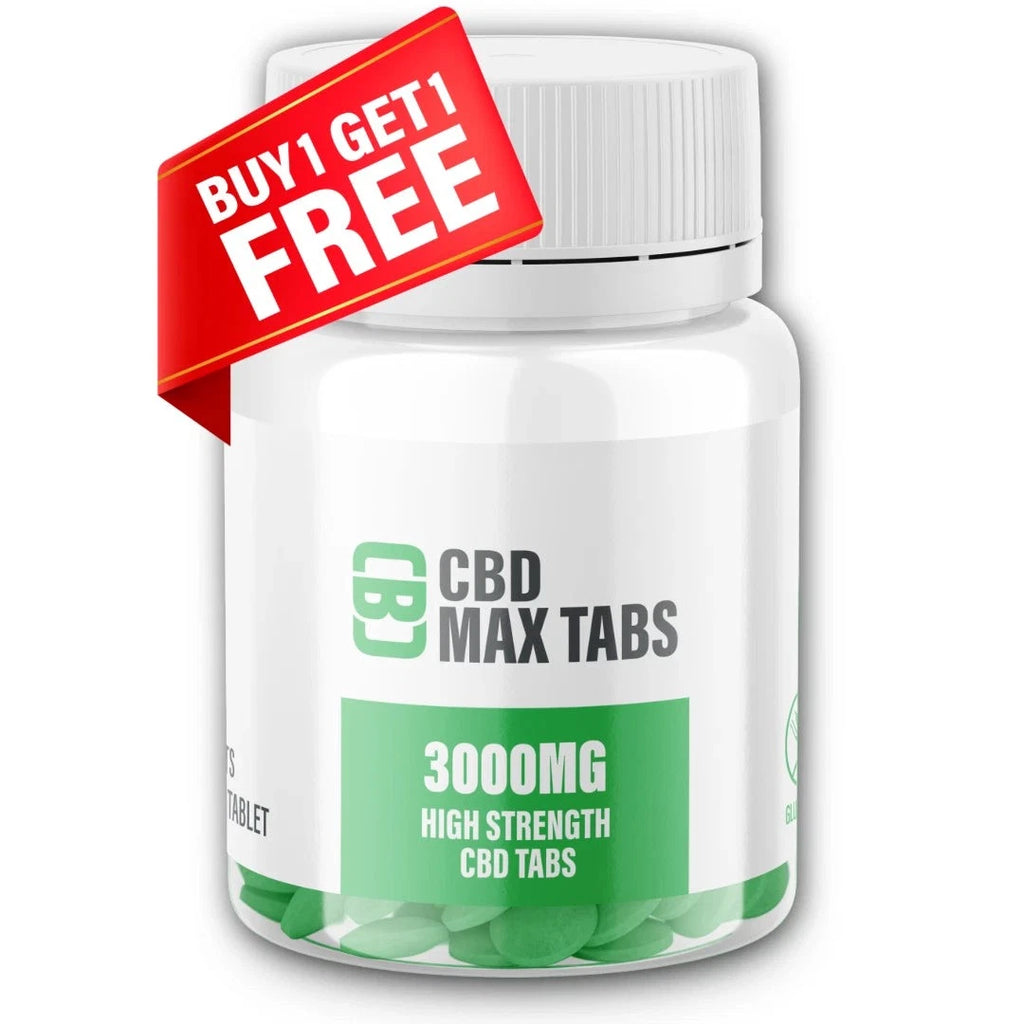 CBD Tablets by CBD Asylum 1000mg & 3000mg 100 Easy to Swallow Tablets
