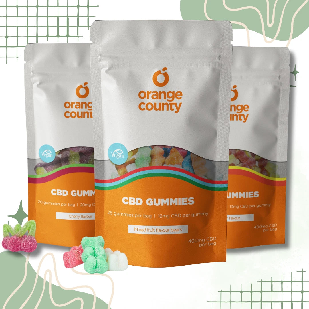 CBD Gummies by Orange County CBD THC Free 400mg-4800mg High Strength