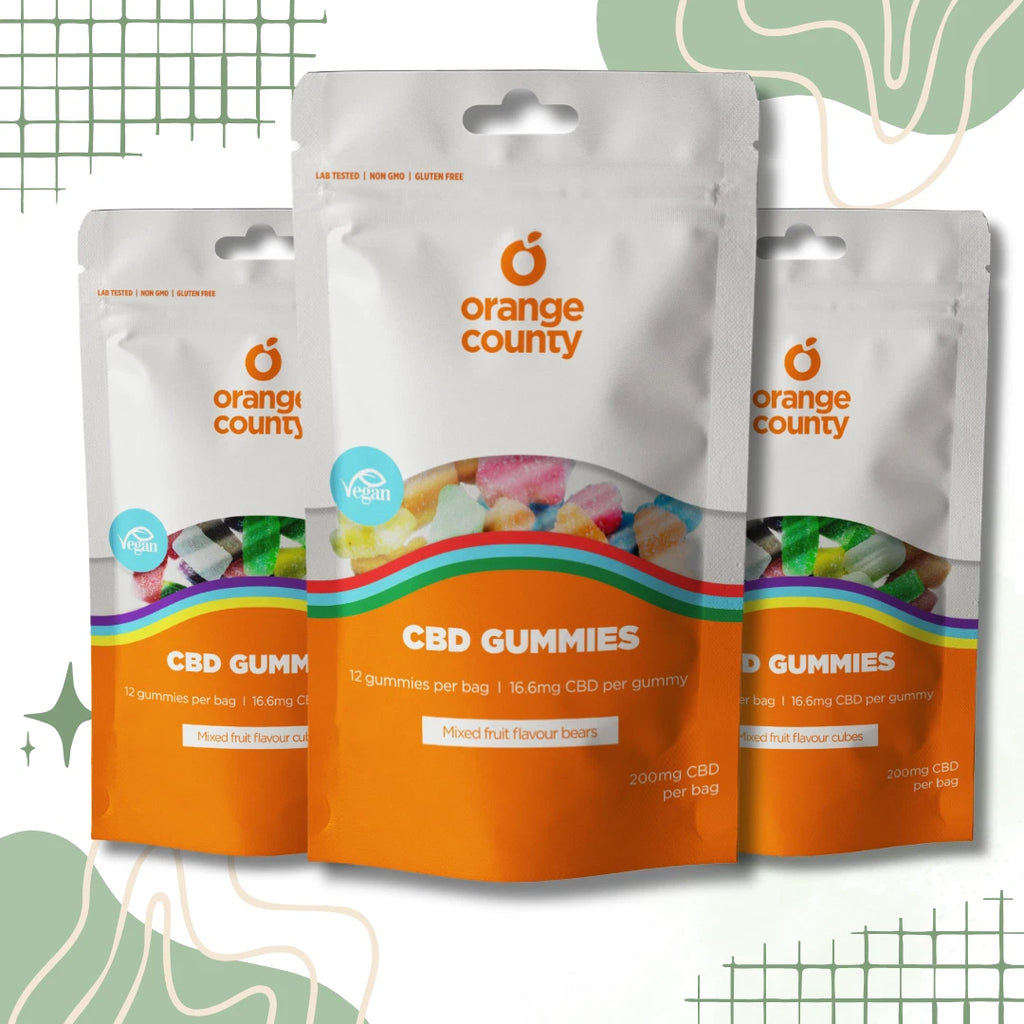 CBD Gummies by Orange County 200mg Grab Bag THC Free