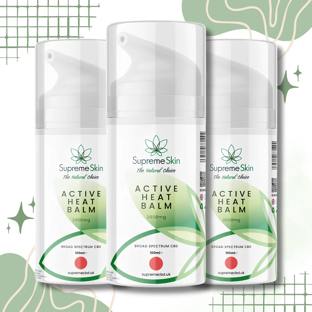 SupremeCBD Active Heat Balm - 1000mg to 2000mg