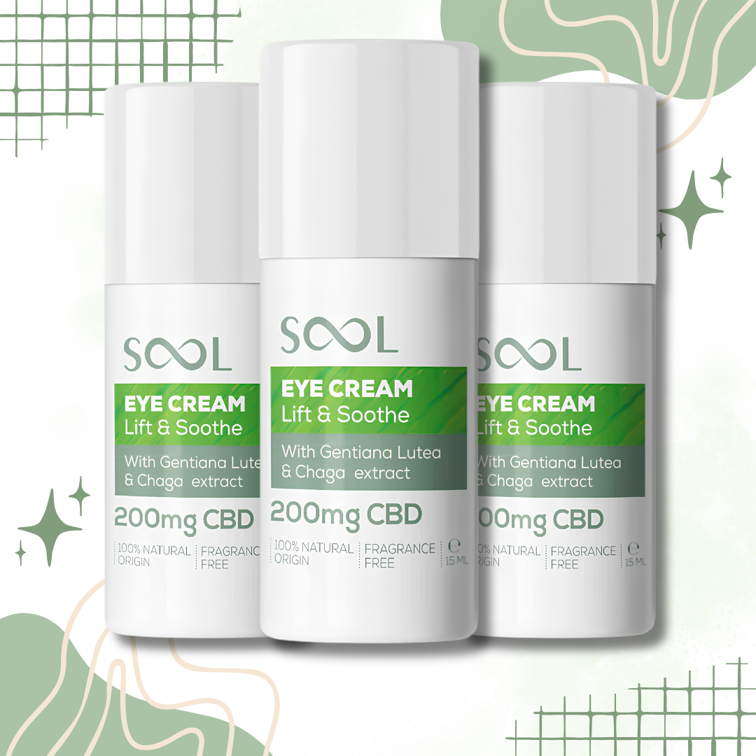 SOOL Smooth & Lift CBD Eye Cream 200mg 15ml
