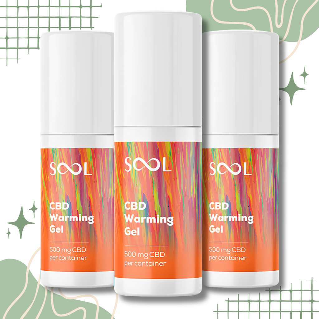 SOOL Warming Muscle Relief Gel 500mg CBD 100ml