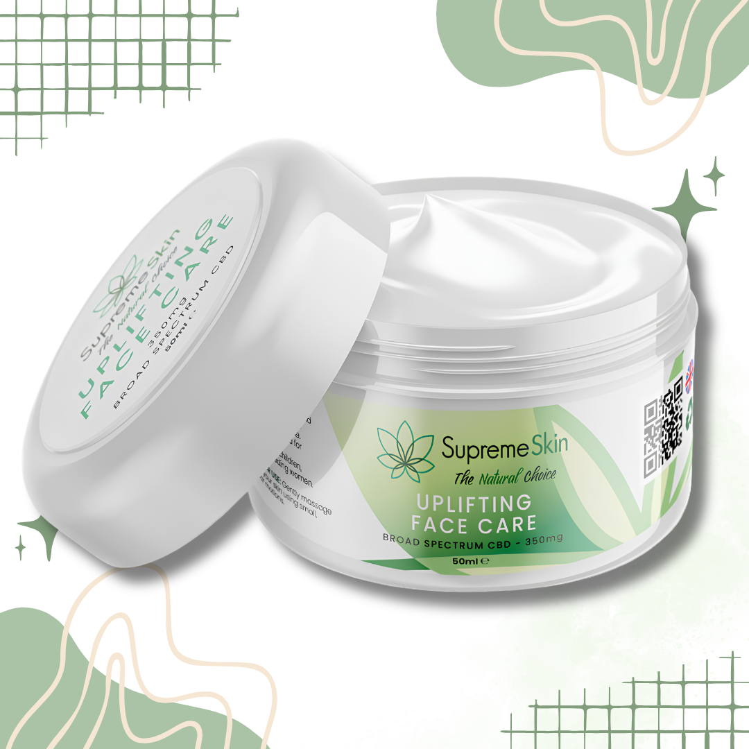 SupremeCBD CBD Uplifting Face Cream 350mg to 7000mg