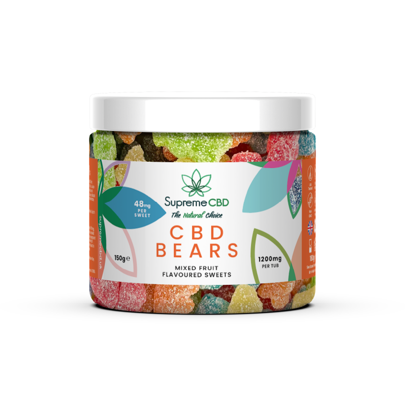 SupremeCBD Broad-Spectrum CBD Gummies Vegan Halal Friendly THC-Free
