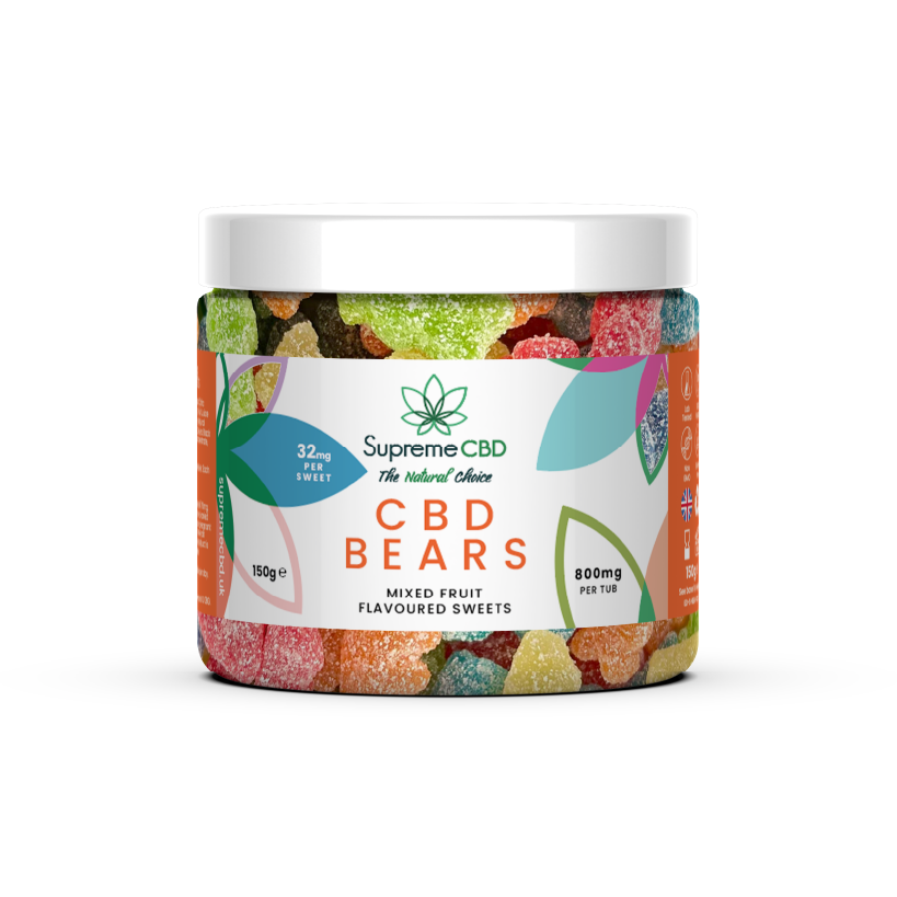 SupremeCBD Broad-Spectrum CBD Gummies Vegan Halal Friendly THC-Free