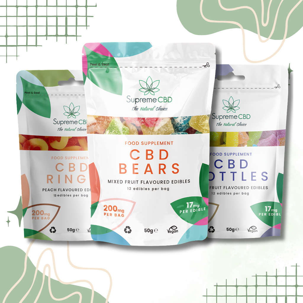 SupremeCBD Broad-Spectrum CBD Edibles Grab Bag 200mg