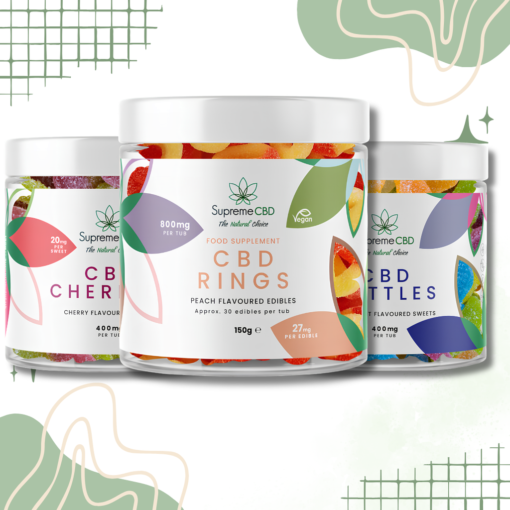 SupremeCBD Broad-Spectrum CBD Gummies Vegan Halal Friendly THC-Free