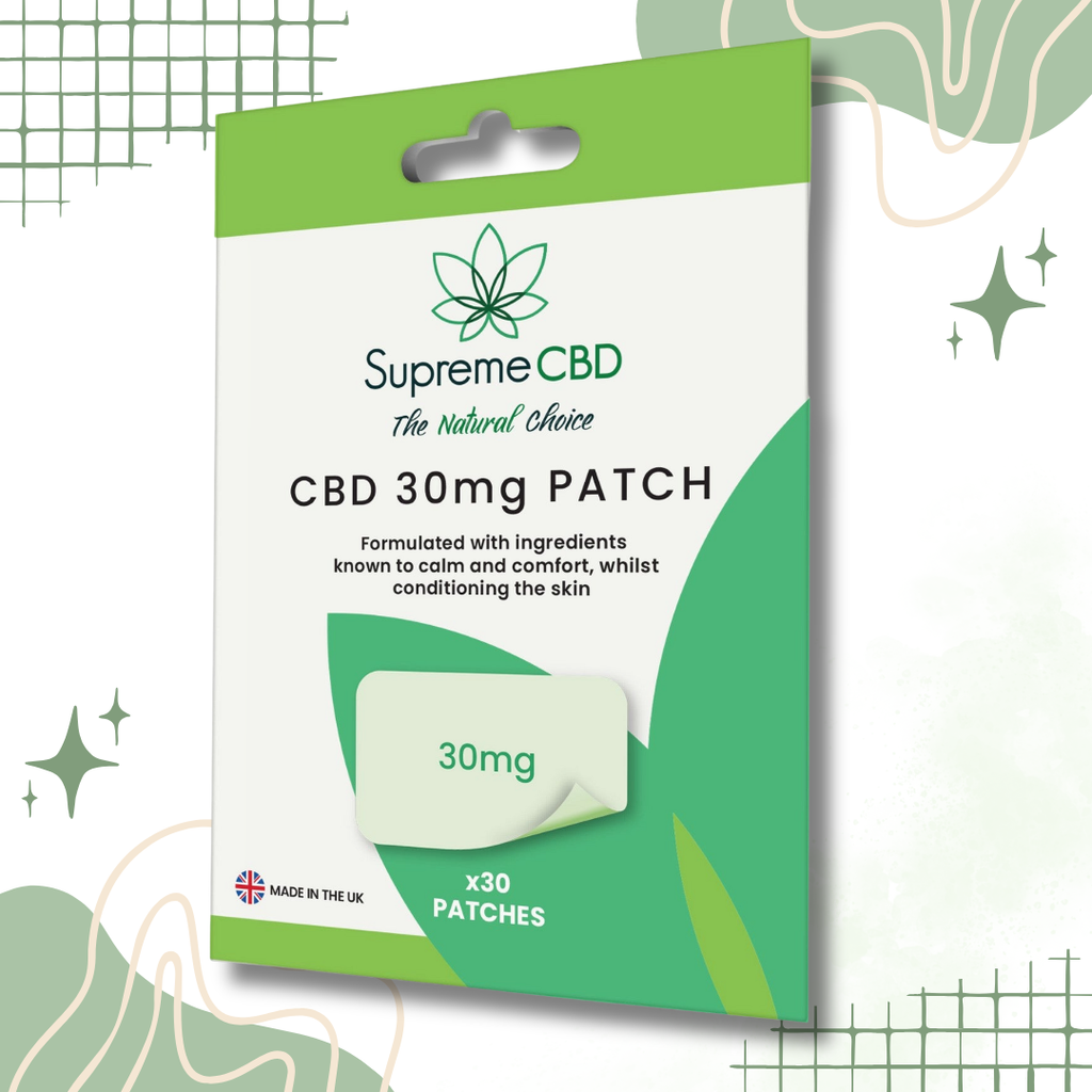 SupremeCBD Transdermal CBD Patches with Extended 24-Hour Release