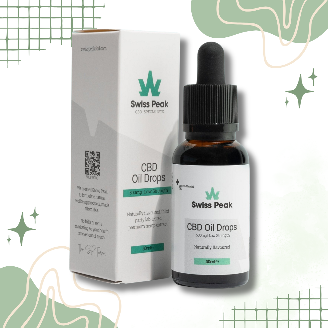 Swiss Peak Broad Spectrum CBD Oil for Wellness and Stress Support