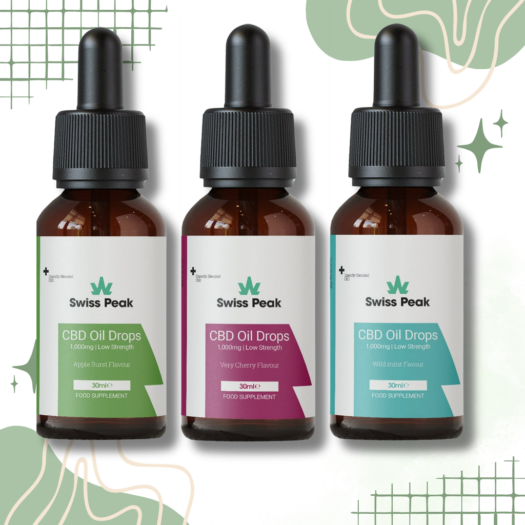 Swiss Peak Broad-Spectrum CBD Oil 1000mg with MCT Oil