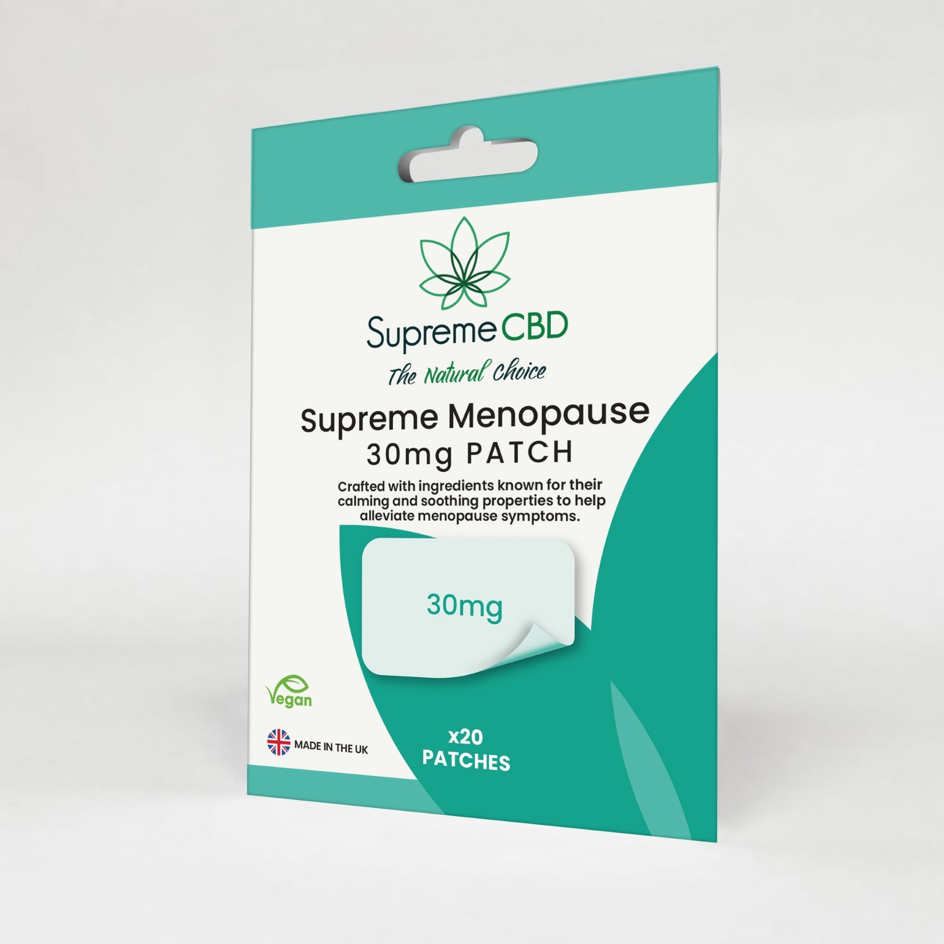 SupremeCBD Menopause Relief CBD Patches 30mg