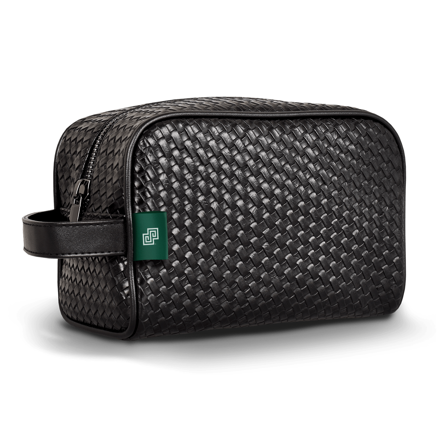 Toiletry Bag Faux Leather Slate Wash Bag for Men